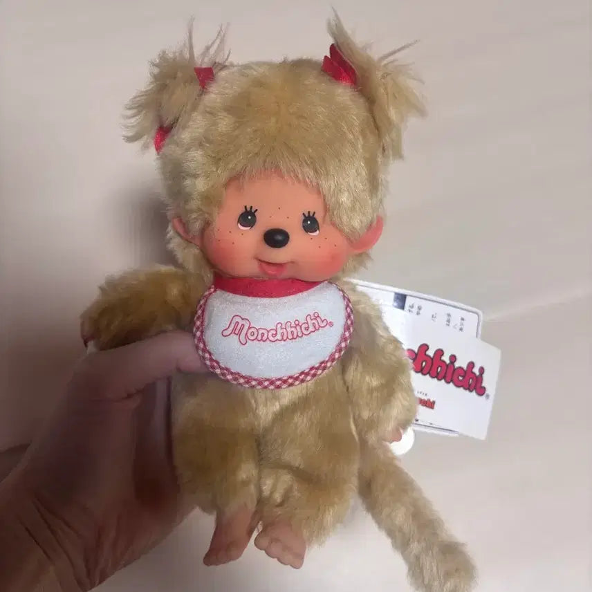 [BUNJANG] Monchhichi Sweet Sugar Pigtails Girl Doll / 몬치치 스위트슈가 양갈래