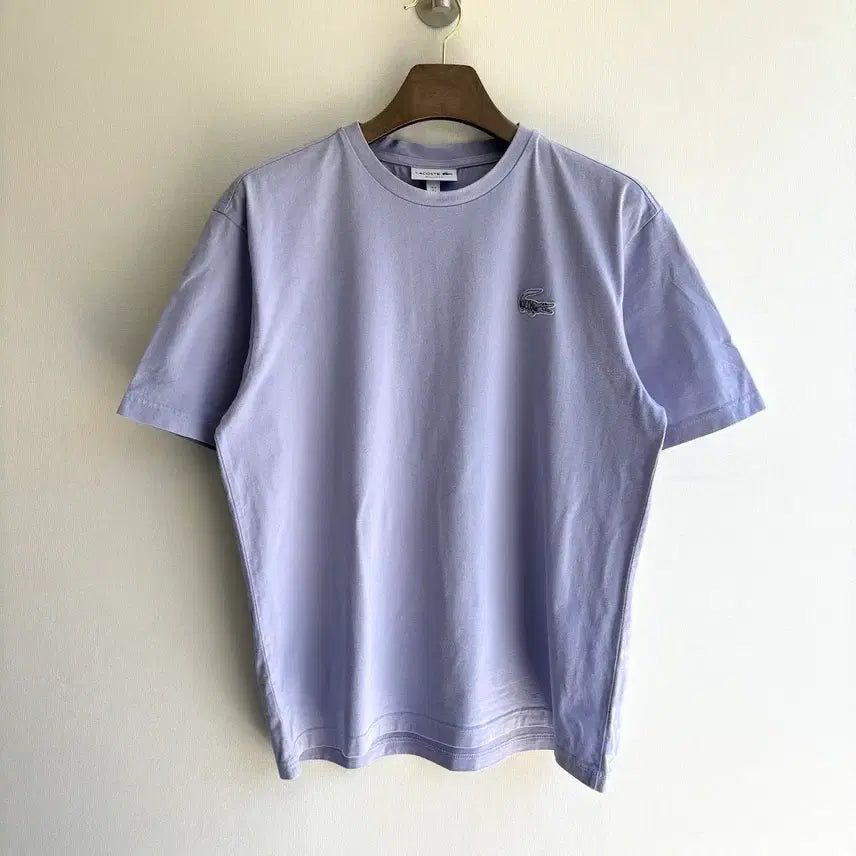 [BUNJANG] Lacoste Purple Short Sleeve T-Shirt / 라코스테 퍼플 반팔티
