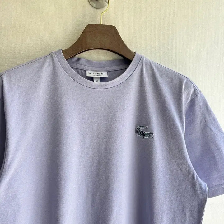 [BUNJANG] Lacoste Purple Short Sleeve T-Shirt / 라코스테 퍼플 반팔티