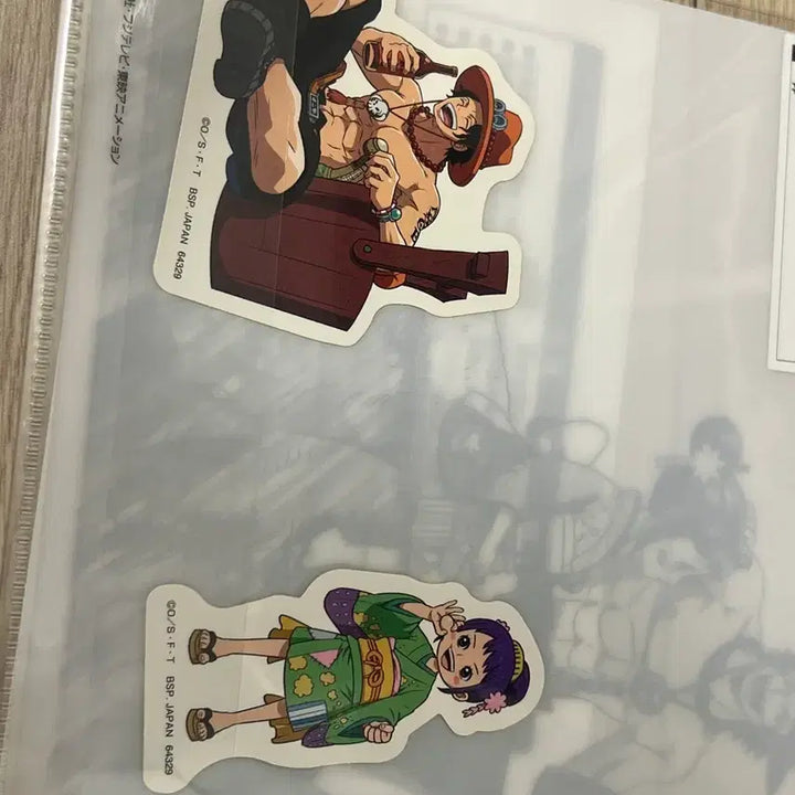 [BUNJANG] One Piece Ace &amp; Otama A4 Clear File / 원피스 에이스 오타마 클리어 파일