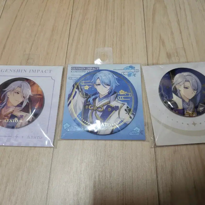 [BUNJANG] Genshin Impact Kamisato Ayato Can Badge / (미개봉)원신 카미사토 아야토 캔뱃지 일괄