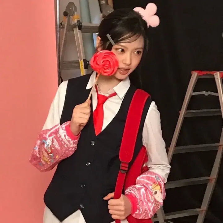 [BUNJANG] Princess Hours Shin Chae-kyung Graduation Photo Uniform Costume Rental / 보증금X 드라마 궁 신채경 졸업사진 대여 졸사 키키 키야 교복 의상대여