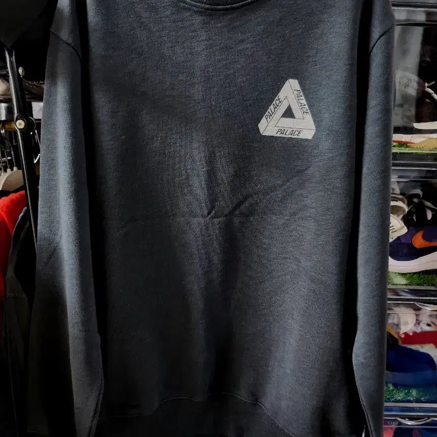 [BUNJANG] Palace 21FW Slub Crewneck Sweatshirt Black L / (미사용) 21FW 팔라스 슬럽 크루넥 맨투맨 블랙 L
