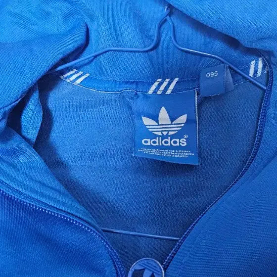 [BUNJANG] Adidas Blue Three-Stripes Track Jacket / 아디다스 파란색 삼선 트랙탑