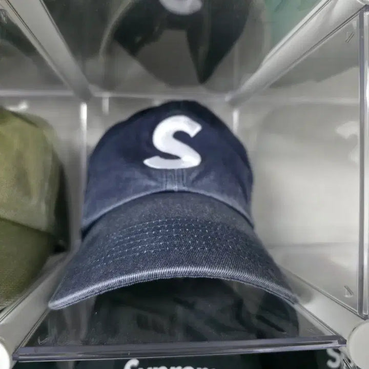 [BUNJANG] Supreme Pigment Print S Logo 6-Panel Cap Navy / 슈프림 피그먼트 프린트 S 로고 6-패널 캡 네이비 - 23FW