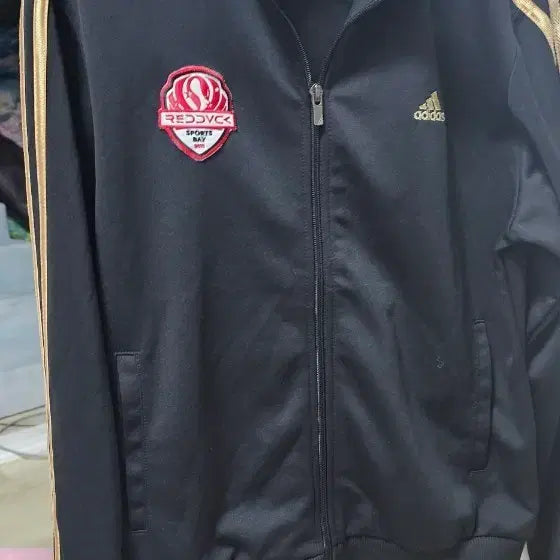 [BUNJANG] Adidas Three-Stripes Black Track Jacket / 아디다스 삼선 검정색 져지