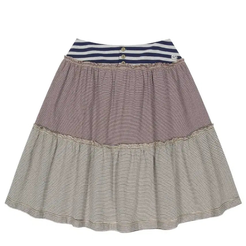 [BUNJANG] COYSEIO Stripe Midi Skirt Beige / COYSEIO 스트라이프 미디 스커트 베이지 2사이즈
