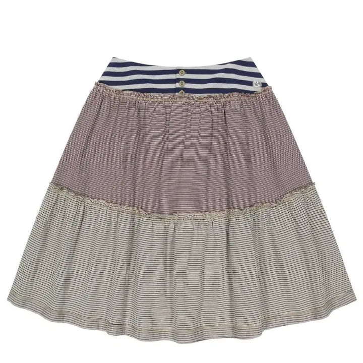[BUNJANG] COYSEIO Stripe Midi Skirt Beige / COYSEIO 스트라이프 미디 스커트 베이지 2사이즈