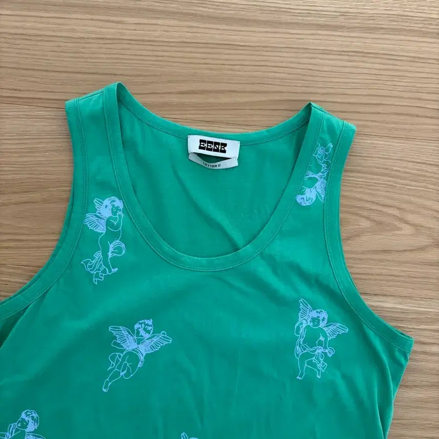 [BUNJANG] EENK Letter U Collection Angel Sleeveless Top / EENK 잉크 LETTER U 컬렉션 엔젤 나시