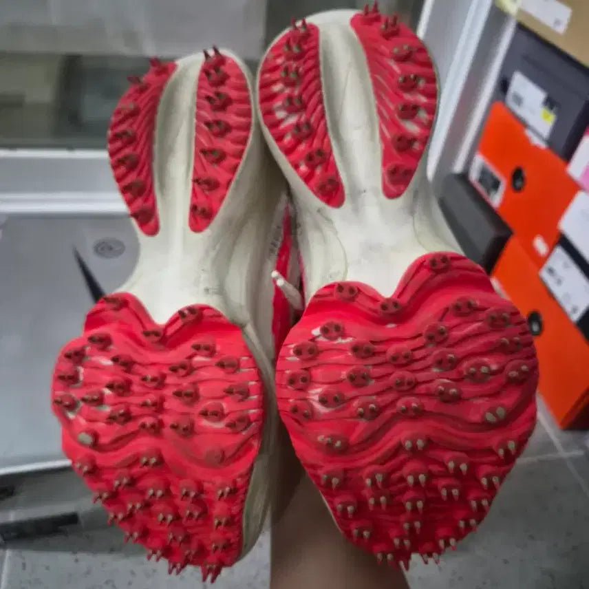 [BUNJANG] Nike Off-White Air Zoom Tempo NEXT% White/Red / 나이키 오프화이트 에어 줌 템포 넥스트% 화이트/레드
