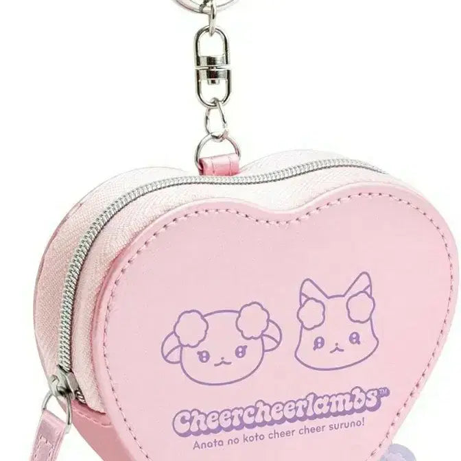 [BUNJANG] San-X Chii Chii Rams Heart Coin Case Pouch / 산엑스 치아치아람즈 하트 코인 케이스 파우치