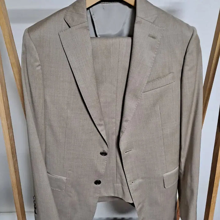 [BUNJANG] Loro Piana Banheart Spring/Autumn Beige Suit Set / 로로피아나 반하트 춘추 베이지 정장셋업