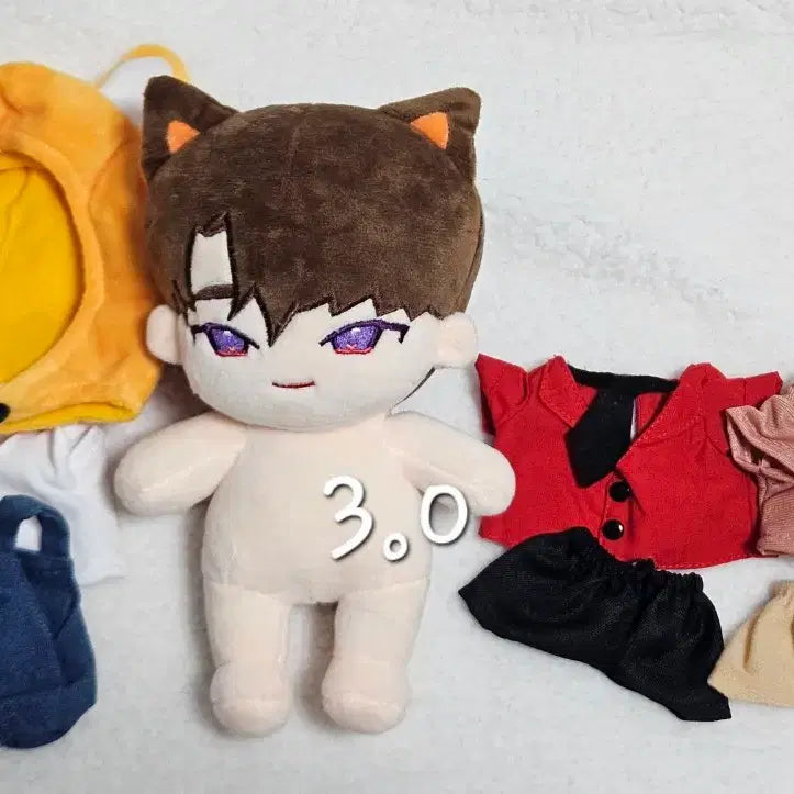 [BUNJANG] SEVENTEEN Wonwoo Woncat 15cm Doll / 세븐틴굿즈 원우인형 양도