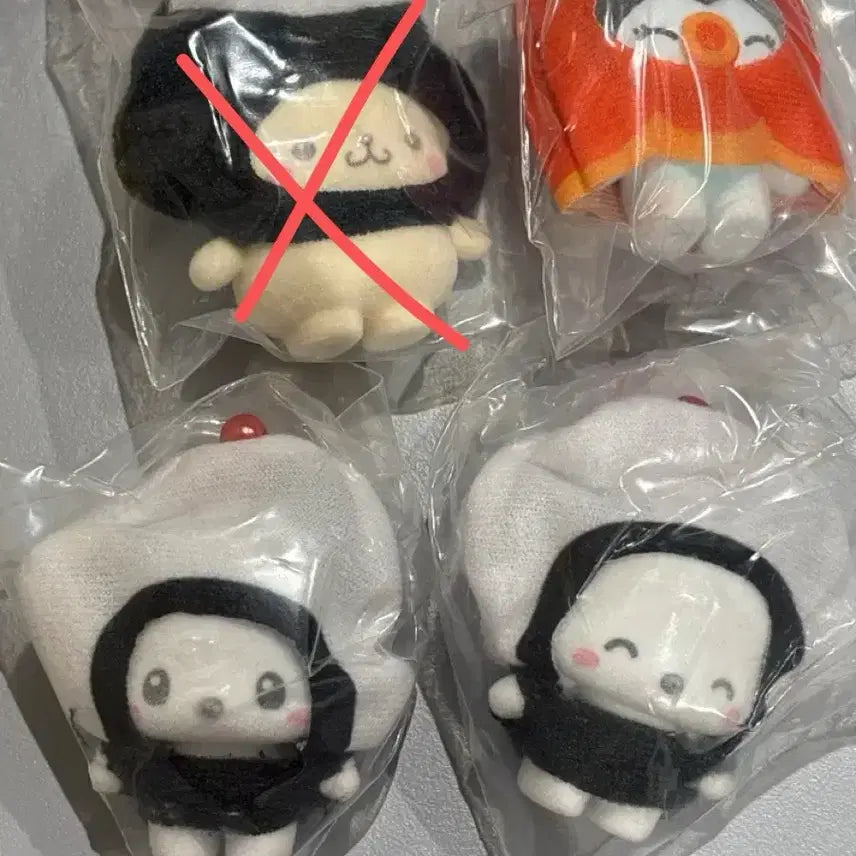[BUNJANG] Sanrio Petit Tomo Lunch Box Series Plush Dolls (Kuromi, Pompompurin, Pochacco) / 산리오 도시락 쁘띠토모 쿠로미 폼폼푸린 포차코