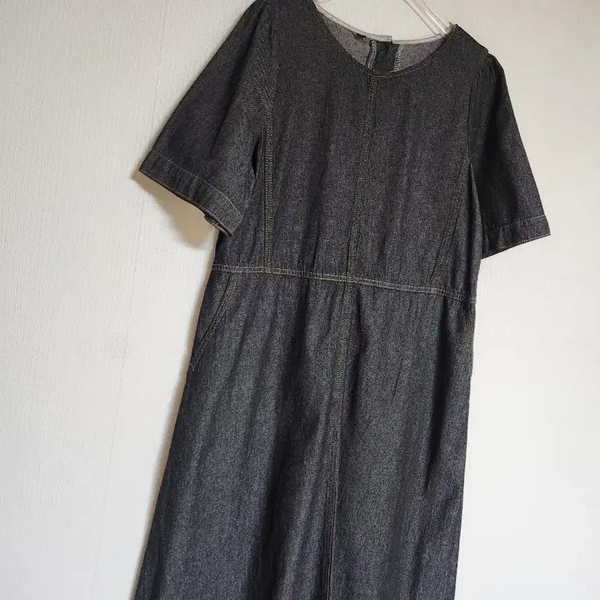 [BUNJANG] Briel 2022 Hazy Denim Relaxed Fit Long Dress / 브리엘2022헤지데님 넉넉핏 롱원피스66