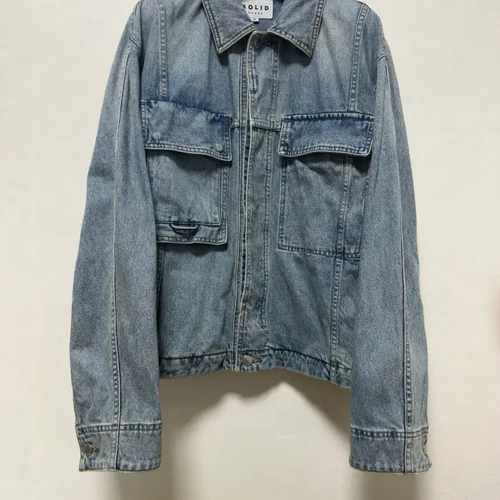 [BUNJANG] Solid Homme 23SS Denim Pocket Jacket / 솔리드옴므23ss 데님 포켓 자켓 48