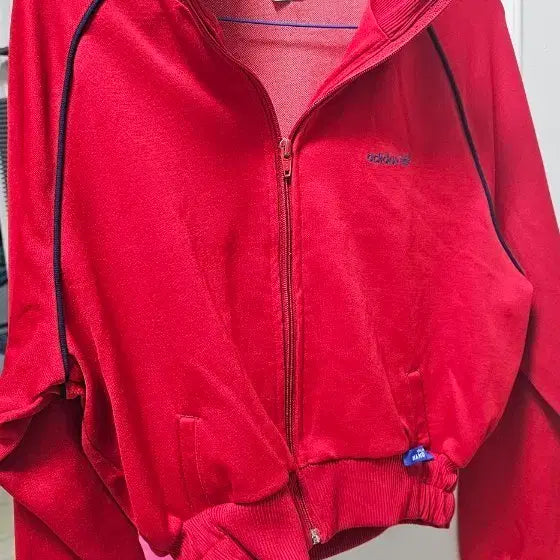 [BUNJANG] Adidas Red Track Top Jacket (M) / 아디다스 빨간색 트랙탑 M 사이즈