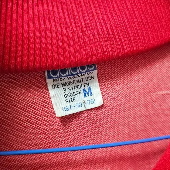 [BUNJANG] Adidas Red Track Top Jacket (M) / 아디다스 빨간색 트랙탑 M 사이즈