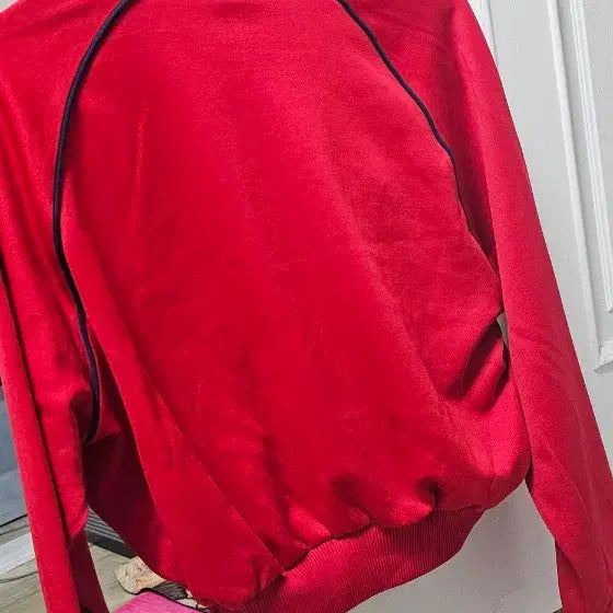 [BUNJANG] Adidas Red Track Top Jacket (M) / 아디다스 빨간색 트랙탑 M 사이즈