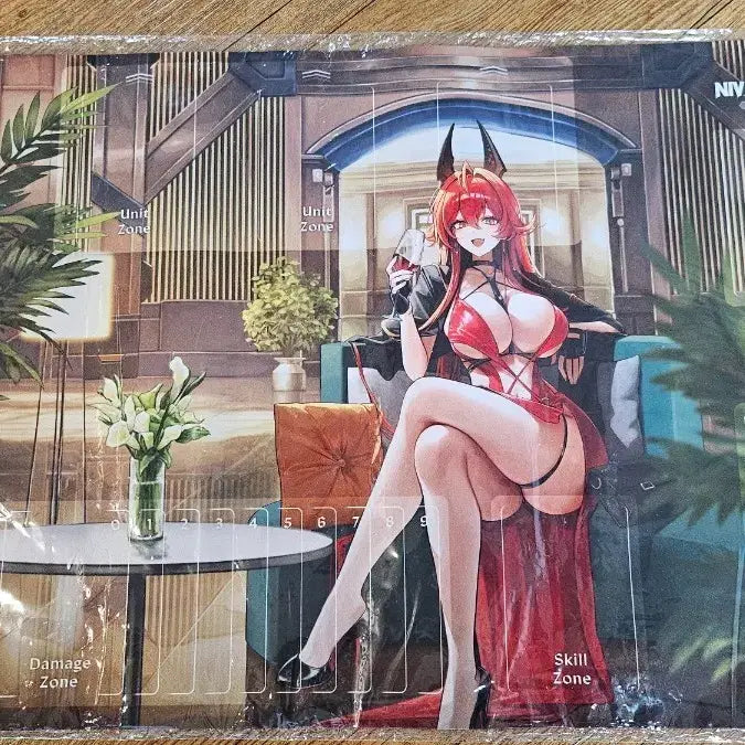 [BUNJANG] Nihon Nikke Nibel Arena Red Hood Playmat / 니케 니벨 아레나 레드후드 플레이 매트