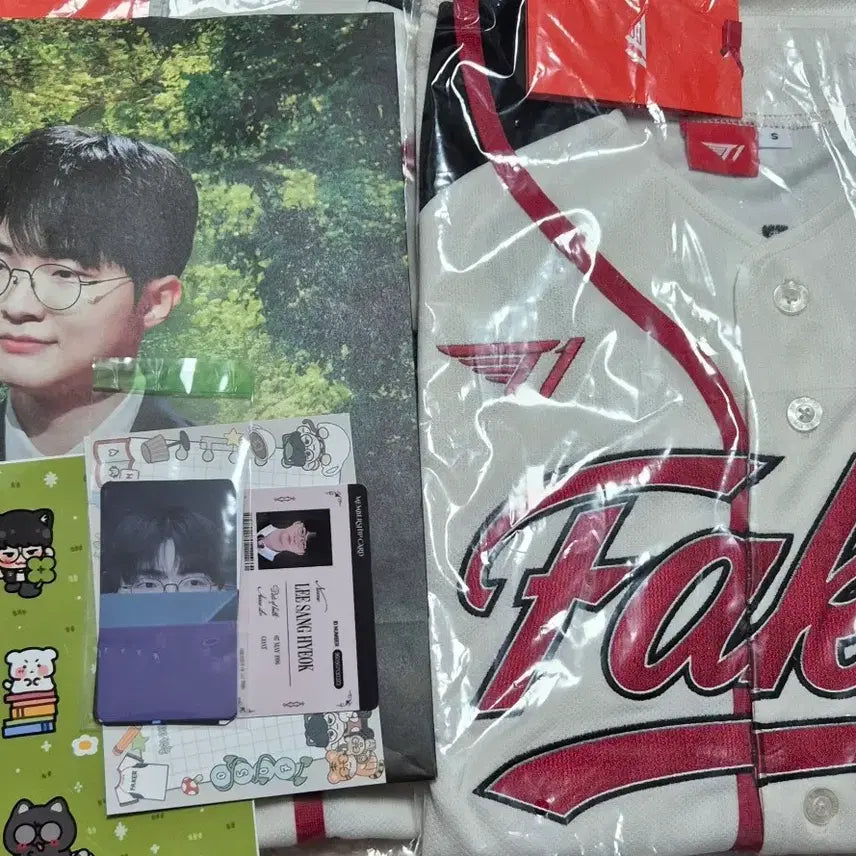 [SOLD OUT] T1 티원 페이커 faker 생일 야구 유니폼 져지 L