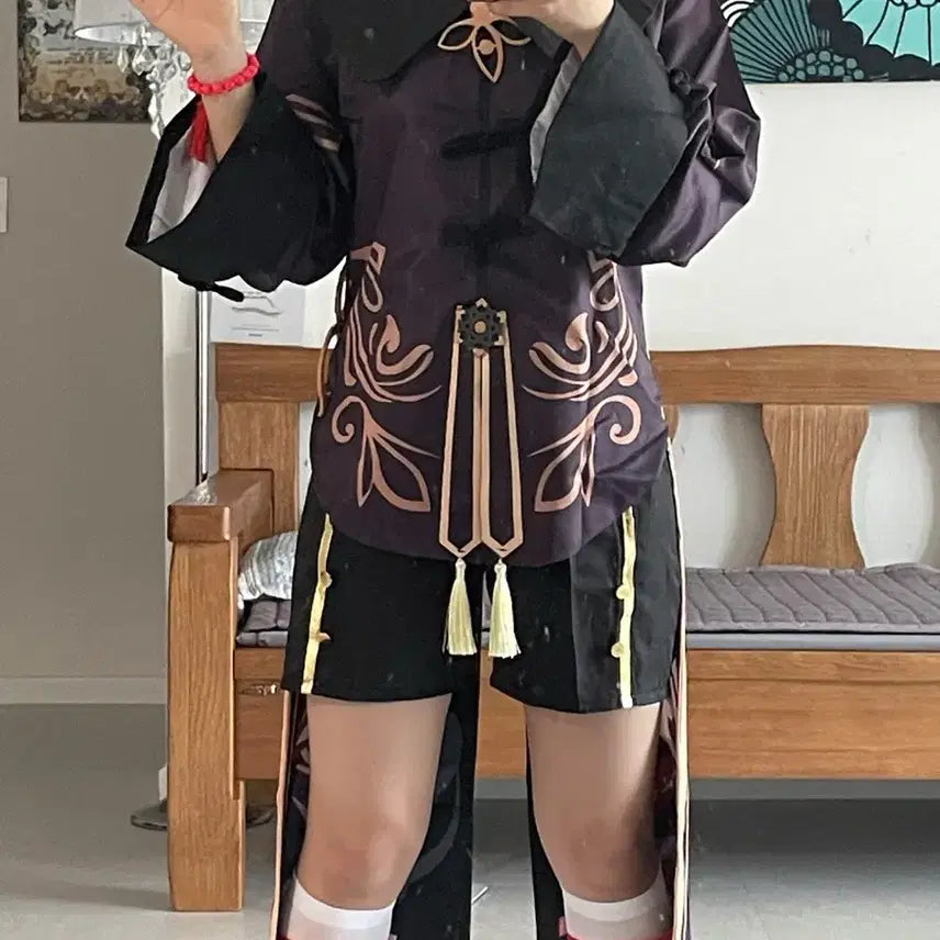 [BUNJANG] Genshin Impact Hu Tao Cosplay Set - Size S / 원신 호두 코스프레 s사이즈 풀셋