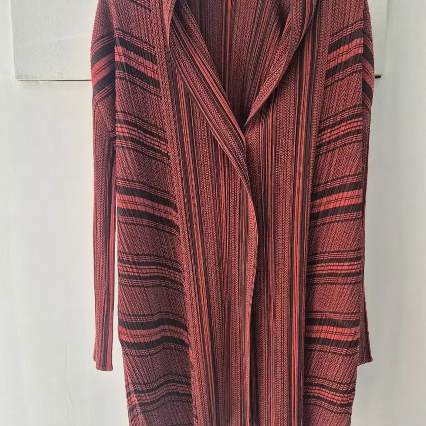 [BUNJANG] Pleats Please Multi-Pattern Cardigan F / 플리츠플리즈 멀티 패턴 가디건 F
