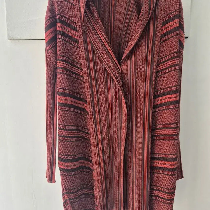 [BUNJANG] Pleats Please Multi-Pattern Cardigan F / 플리츠플리즈 멀티 패턴 가디건 F