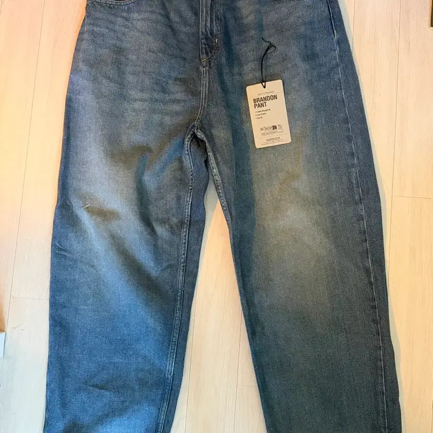 [BUNJANG] Carhartt WIP Brandon Pants Smith Blue Used Wash / 칼하트 브랜든 팬츠 스미스 블루 원 유즈드 워시