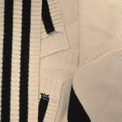 [BUNJANG] 5nl Big Logo Stripe Cardigan Jacket / 5nl n 빅로고 스트라이프 가디건 자켓