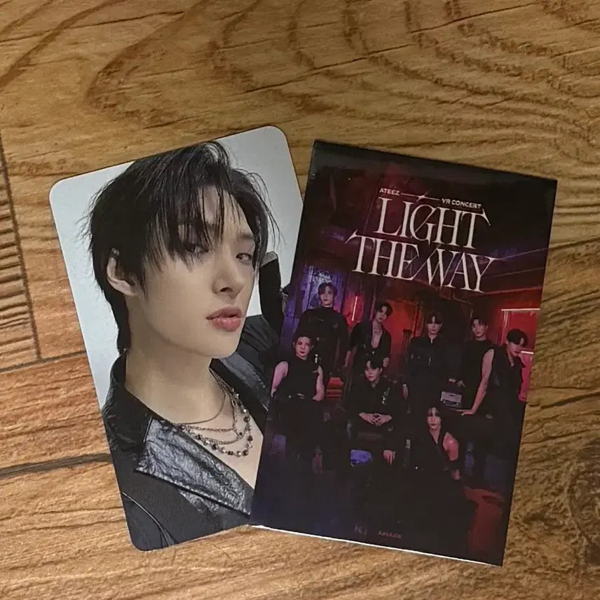 [BUNJANG] ATEEZ VR 1st Week Mingi Photocard + Ticket Set / 에이티즈 VR 1주차 민기 포카+티켓