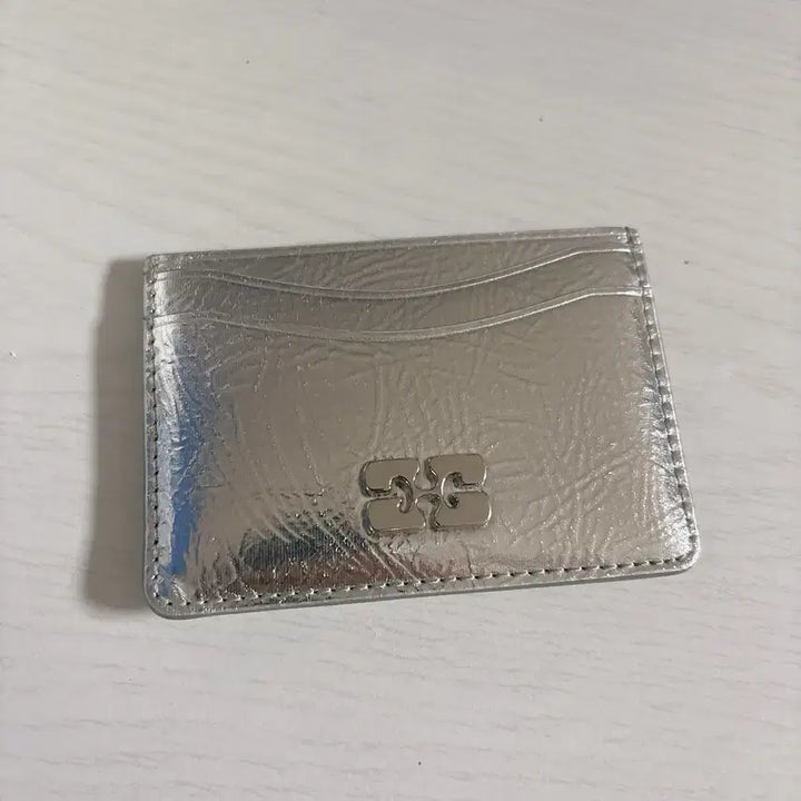 [BUNJANG] GANNI Silver Card Holder / 가니 카드지갑