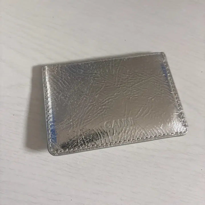 [BUNJANG] GANNI Silver Card Holder / 가니 카드지갑