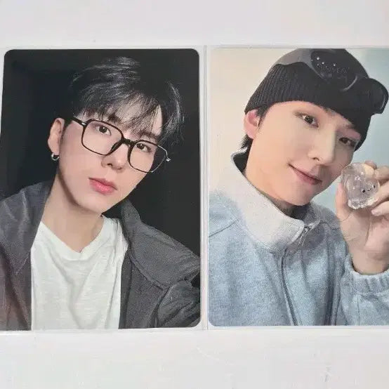 [BUNJANG] Monsta X Unfold Lucky Draw Photocard + Kihyun Photocard / 몬스타엑스 Unfold 특전포카 너드 + 스퀴시 기현 포카