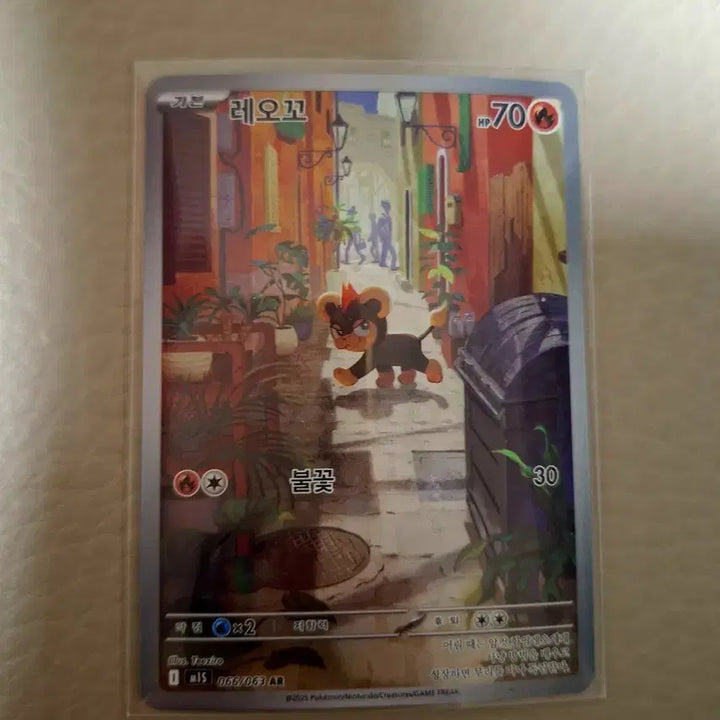 [BUNJANG] Pokemon Card LeoKoo AR Card / 포켓몬 카드 레오꼬 AR 카드