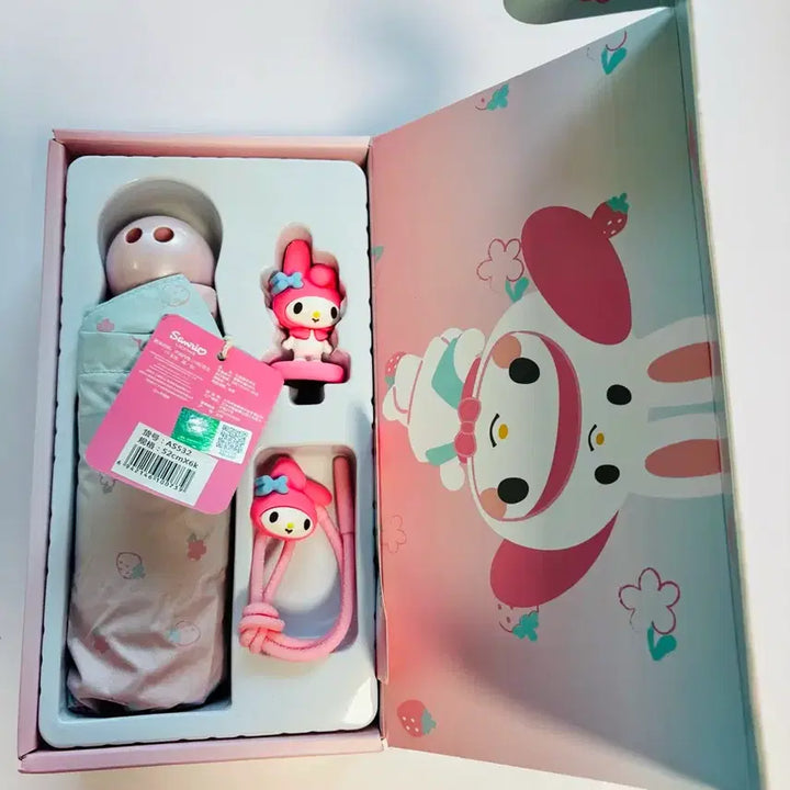 [BUNJANG] Sanrio My Melody 5-Section Folding Umbrella / 산리오 마이멜로디 5단 우산