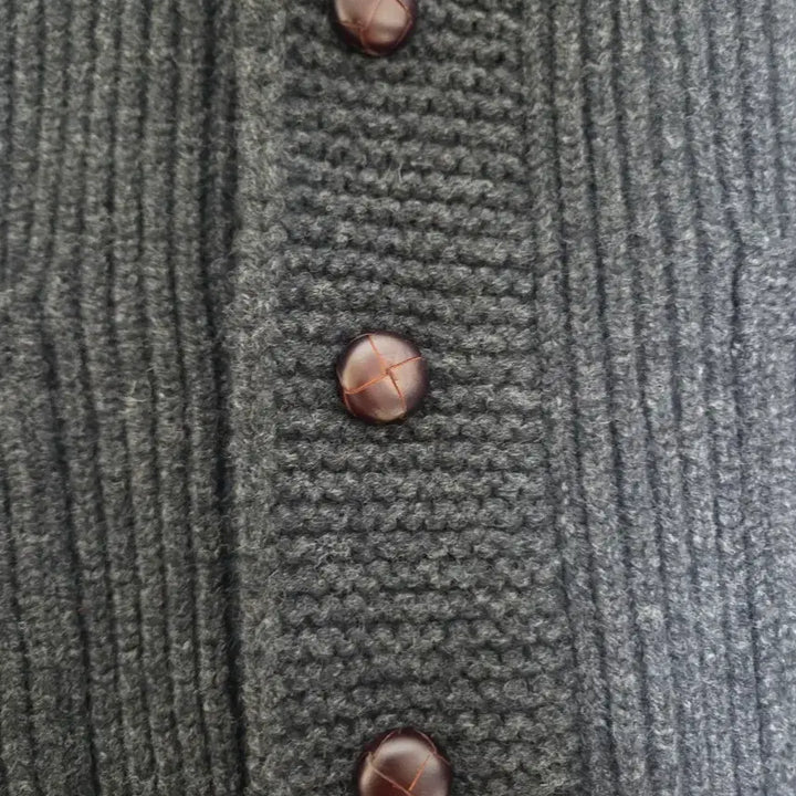 [BUNJANG] Drakes Lambswool Shawl Collar Cardigan Charcoal XL / (새상품)드레익스 램스울 숄카라 가디건 차콜 XL