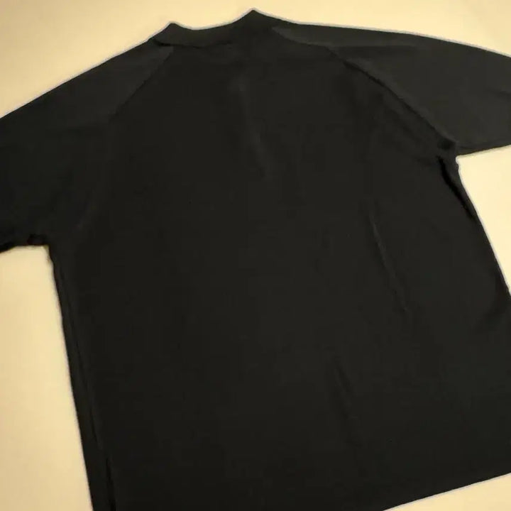 [BUNJANG] Heritageplus Acrylic Collar Short Sleeve T-Shirt / 헤리티지플로스 Acrylic 카라 반팔티