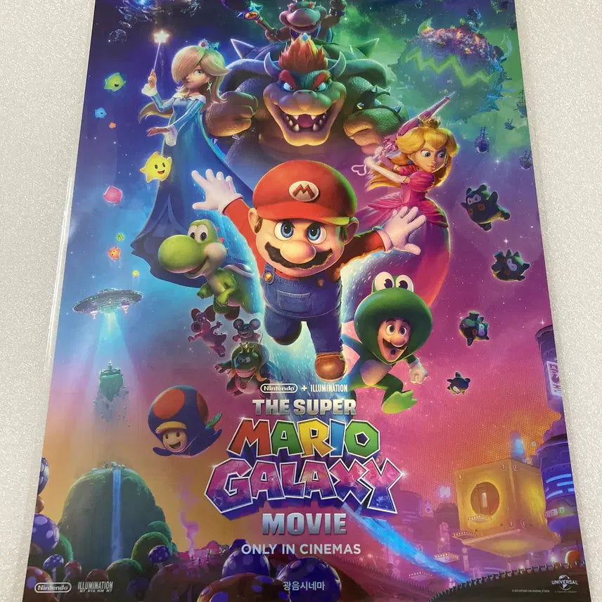 [BUNJANG] Super Mario Galaxy Soundtrack Poster / 슈퍼 마리오 갤럭시 광음 포스터