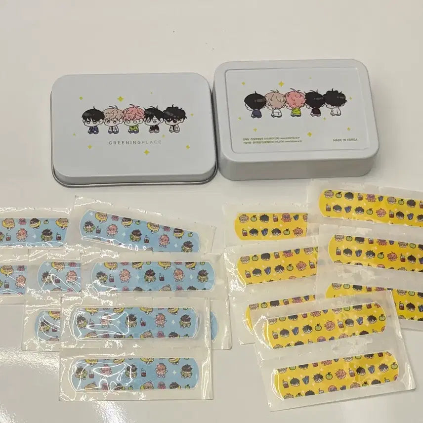 [BUNJANG] Cheongnakwon Character Bandage Tin Case Set / bl 굿즈비 청낙원 청사과낙원 캐릭터 반창고 틴케이스 양도 판매