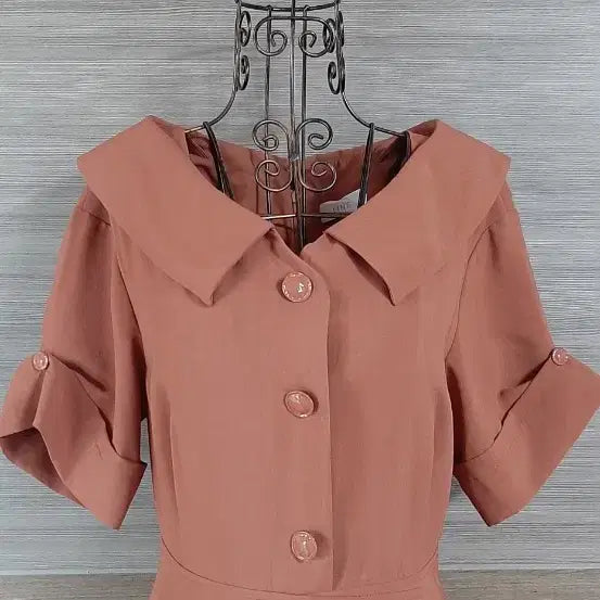 [BUNJANG] LINE Brown Shirt Dress / LINE 브라운 셔츠형 원피스 상태최상