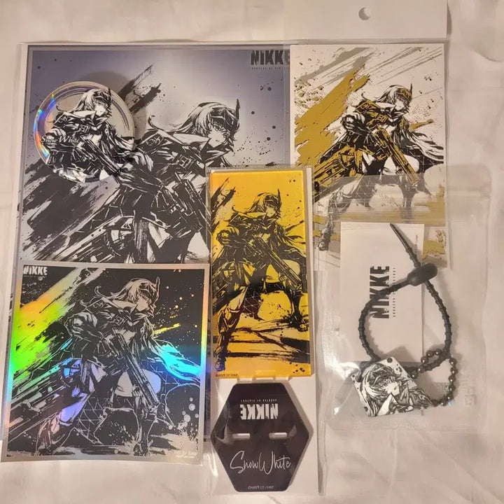 [BUNJANG] Nikke Tsutaya Kyoto IP Collaboration Snow White Goods Set / 니케 츠타야 교토 IP 콜라보 스노우 화이트 굿즈 세트
