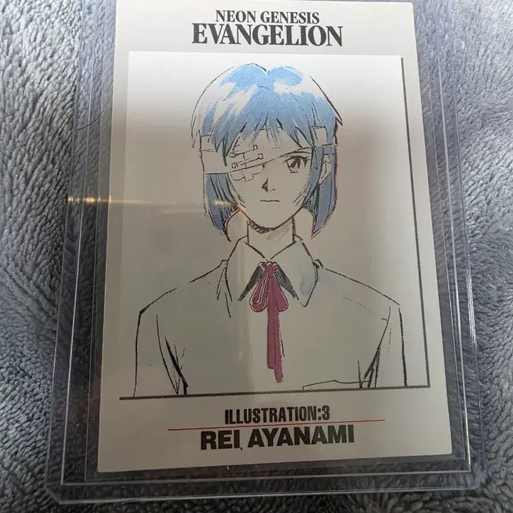 [BUNJANG] Evangelion Ayanami Rei Illustration Card / 에반게리온 아야나미 레이 일러스트 카드