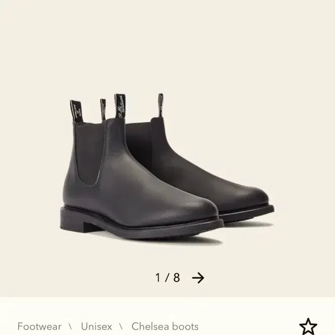 [BUNJANG] R.M. Williams Gardner Boots Black 8.5G (275) / 알엠윌리엄스 가드너 8.5G 275