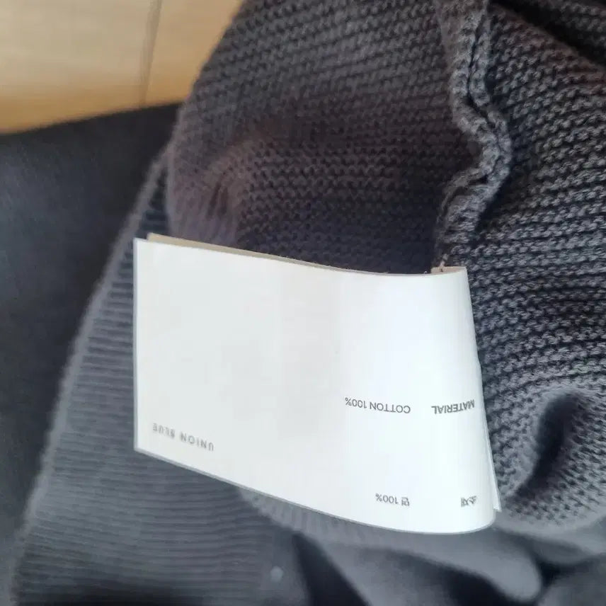 [BUNJANG] Union Blue Short Sleeve Knit Graphite / 유니온블루 반팔니트 그래파이트