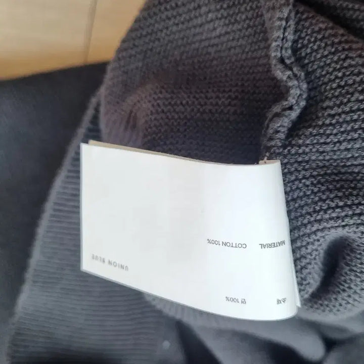 [BUNJANG] Union Blue Short Sleeve Knit Graphite / 유니온블루 반팔니트 그래파이트