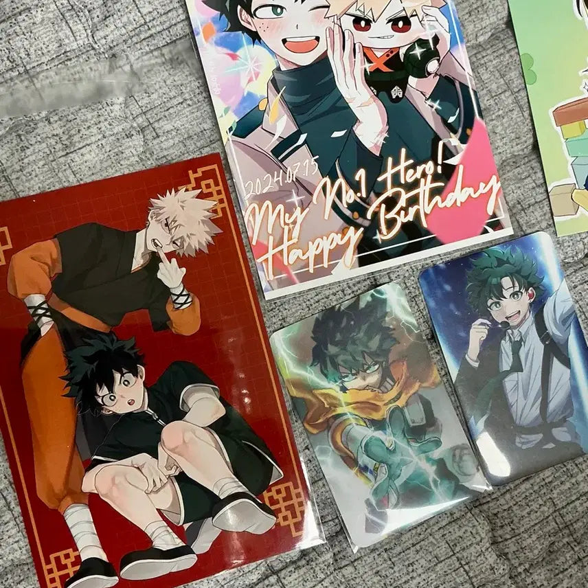[BUNJANG] Kacchan x Deku Midoriya Izuku Bakugo NachoNim Print Box Postcard Card Set / 캇데쿠 데쿠캇 나쵸님 프박 바쿠고 미도리야 이즈쿠 생카 비공굿 엽서 카드