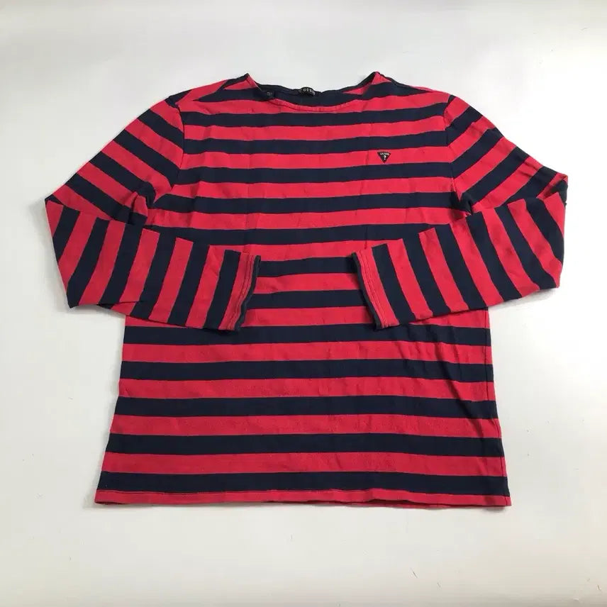 [BUNJANG] Guess Striped Long Sleeve T-Shirt / 게스 스트라이프 긴팔 티셔츠