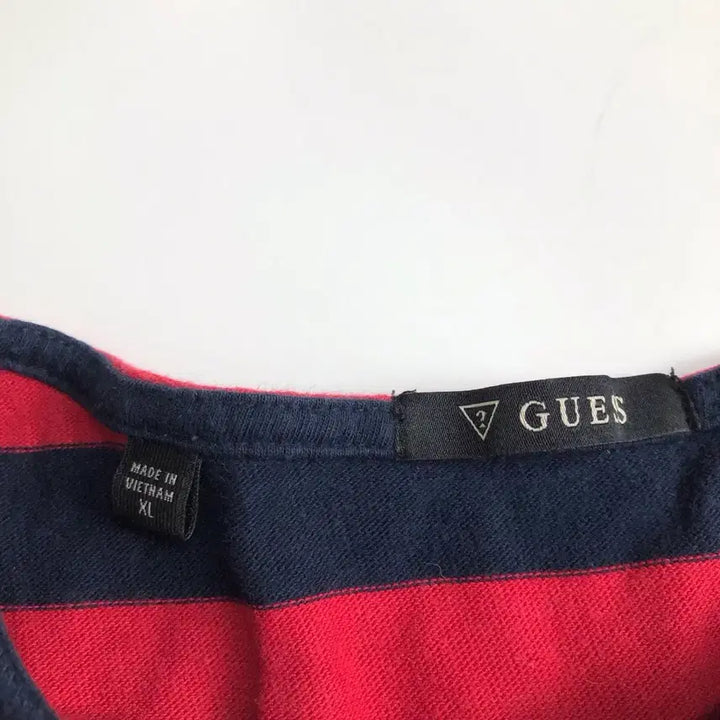 [BUNJANG] Guess Striped Long Sleeve T-Shirt / 게스 스트라이프 긴팔 티셔츠