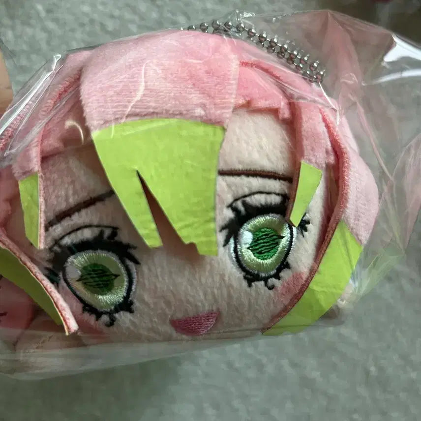 [BUNJANG] Demon Slayer Kanroji Mitsuri Plush Keychain / (새상품)귀멸의칼날 칸로지 미츠리 누이 인형 키링 (피규어 굿즈 가챠